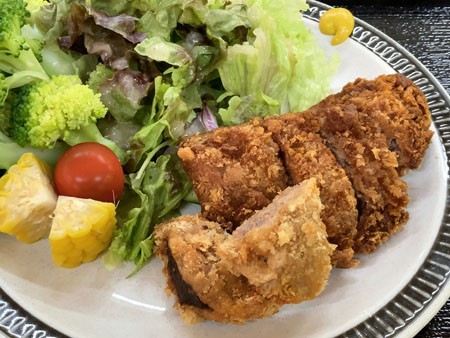 八島ヶ原湿原「鹿カツ定食」 : 「全国イイ味ハマル味」