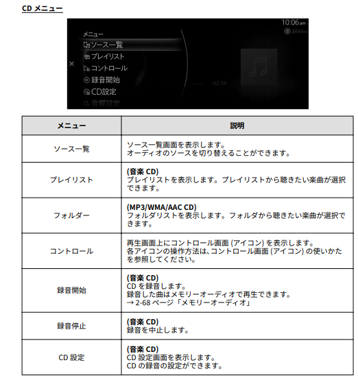 新世代マツダコネクトでは Cdリッピング機能 を実装 K Blog