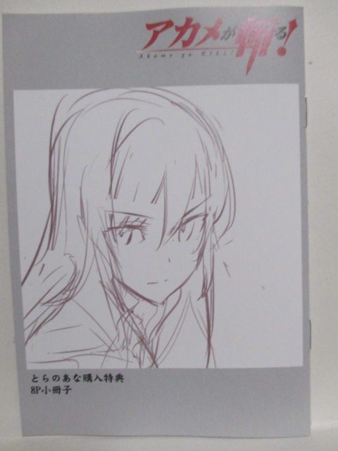 アカメが斬る 15 とらのあな特典 コミック ラノベ Pcゲームの特典整理ページ