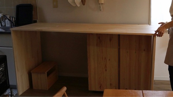 Diy コの字ラック作りました 初心者向け 超簡単 作れると収納が便利になる えはみのdiyと暮らしブログ Powered By ライブドアブログ