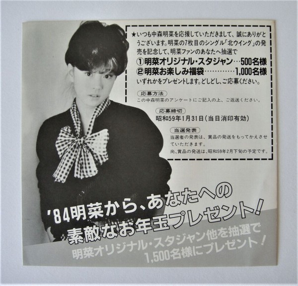中森明菜 シングルレコード（ワーナー・パイオニア期） : さくの家電のーと