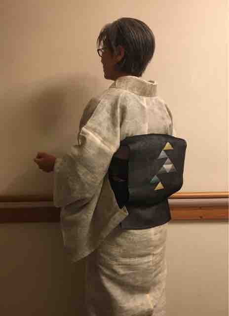 白い着物に黒い長襦袢は 還暦着物好き日記 白い着物に黒い長襦袢は 還暦着物好き日記