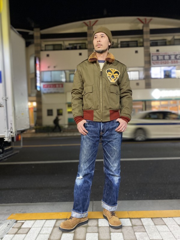 トイズマッコイ！ ！TYPE B-10 MFG.CO.RED RIBBED 