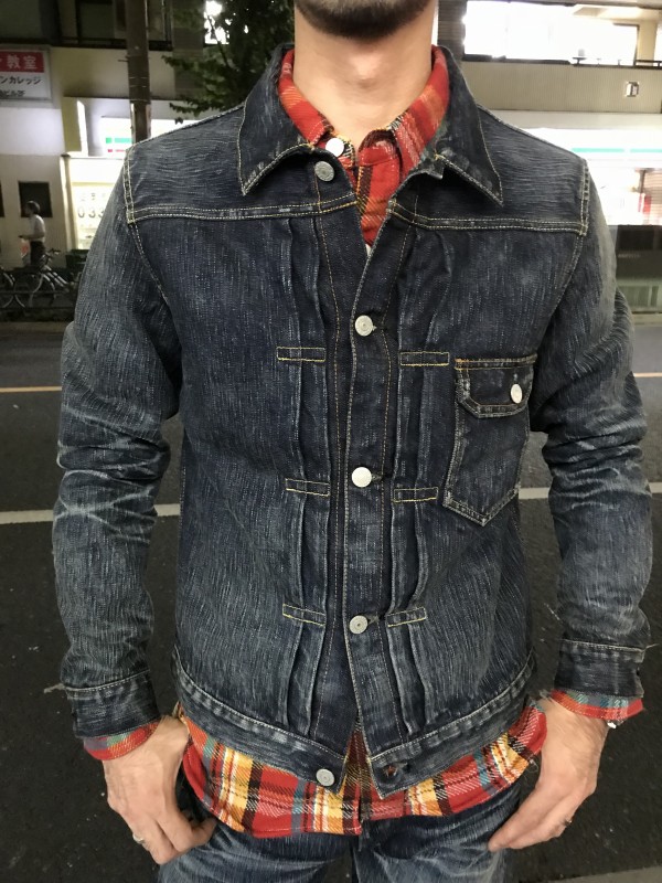 EIGHTG デニムジャケット RV加工モデル Size42 - メルカリ