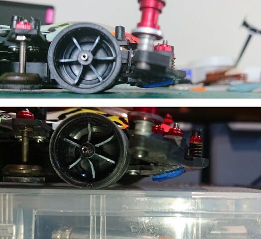 ミニ四駆パワソ斜めブレーキステー超超速ガイドブレーキの極意
