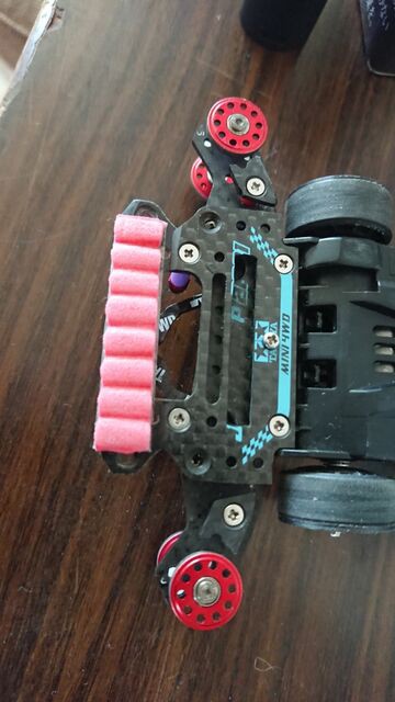 ミニ四駆　パワソ　斜めブレーキステー　超超速ガイド　ブレーキの極意 ミニ四駆 パワソ 斜めブレーキステー 超超速ガイド ブレーキの