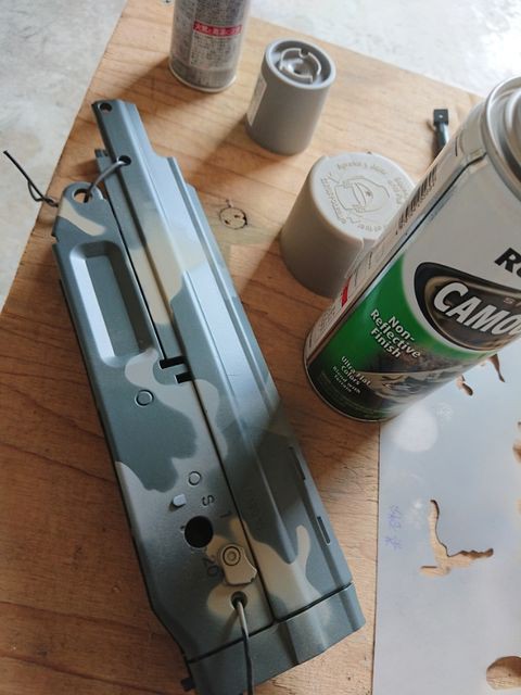 Sig552 マルチカムブラック迷彩を自家塗装 その サブカル ダディ ガッテム日記