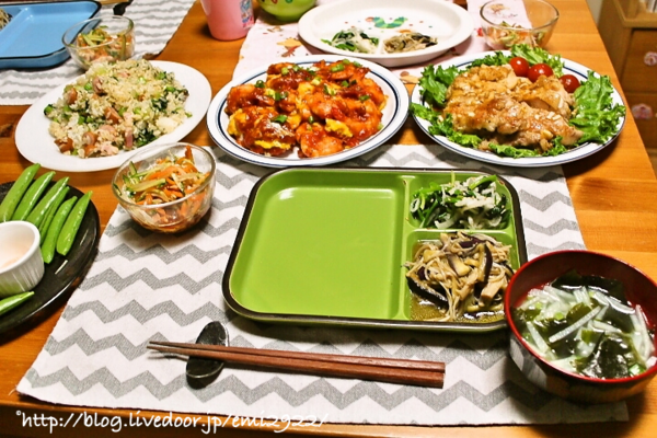 中華パーティーの献立 美味しいごはん