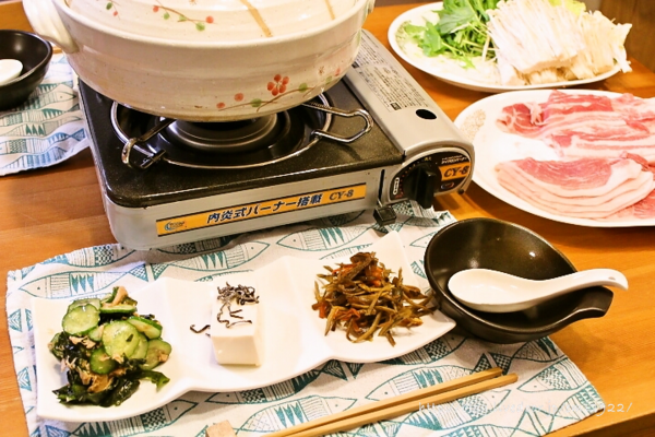 ごま豆乳鍋の献立 美味しいごはん