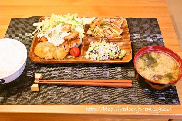 チキン南蛮の献立 美味しいごはん