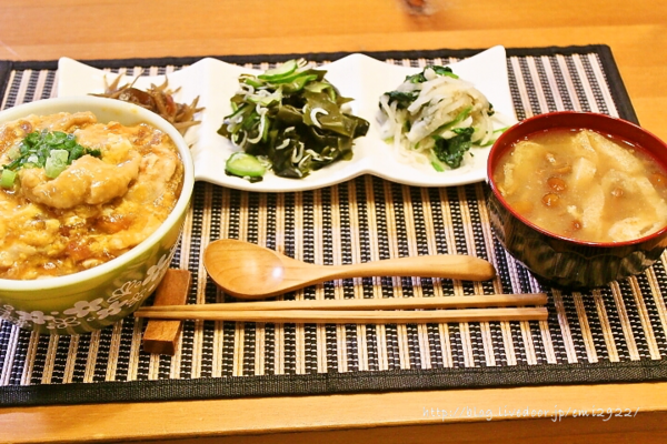 親子丼の献立 美味しいごはん 親子丼の献立 美味しいごはん
