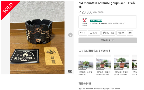 BOTANIZE GOUJIN 鉢 SEN series（ENVY PLANTS）
