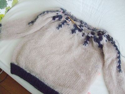 パリジェンヌの編みもの　 食器模様のロピ風セーター 毛糸／書籍セット パリジェンヌの編みもの 食器模様のロピ風セーター 毛糸／書籍セット