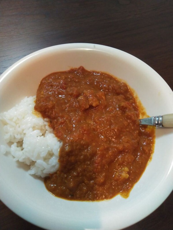 手作りカレー ルーなし 米と麺