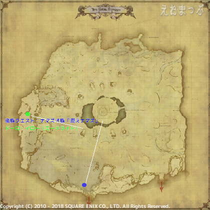 地図で見るパッチ4 3 月下の華 もろもろ えおまっぷ