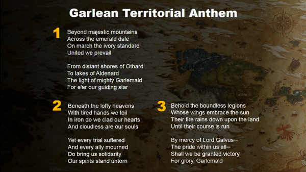 Ff14 ラクシュミbgm 帝国属州歌 アラミゴ国歌 公式発表歌詞と裏話 Eorzean