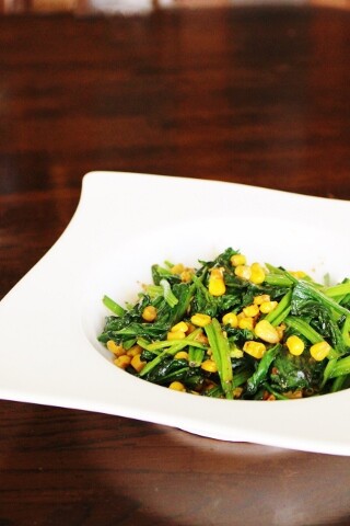 ほうれん草おつまみ おつまみ研究家 えりぷーのごはん日記