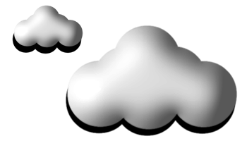 ロゴ作成 雲 もこもこ 雲 ロゴ作成