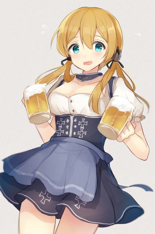 プリンツ オイゲンとビールの画像 50枚 艦これ画像まとめブログ