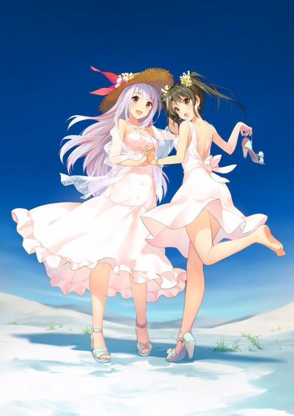 艦これ】五航戦姉妹の夏休みB1タペストリー 翔鶴＆瑞鶴(光
