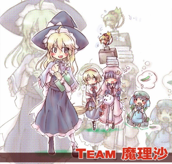 地霊殿魔理沙組 魔理沙 パチュリー アリス にとり の画像 50枚 東方画像まとめブログ2
