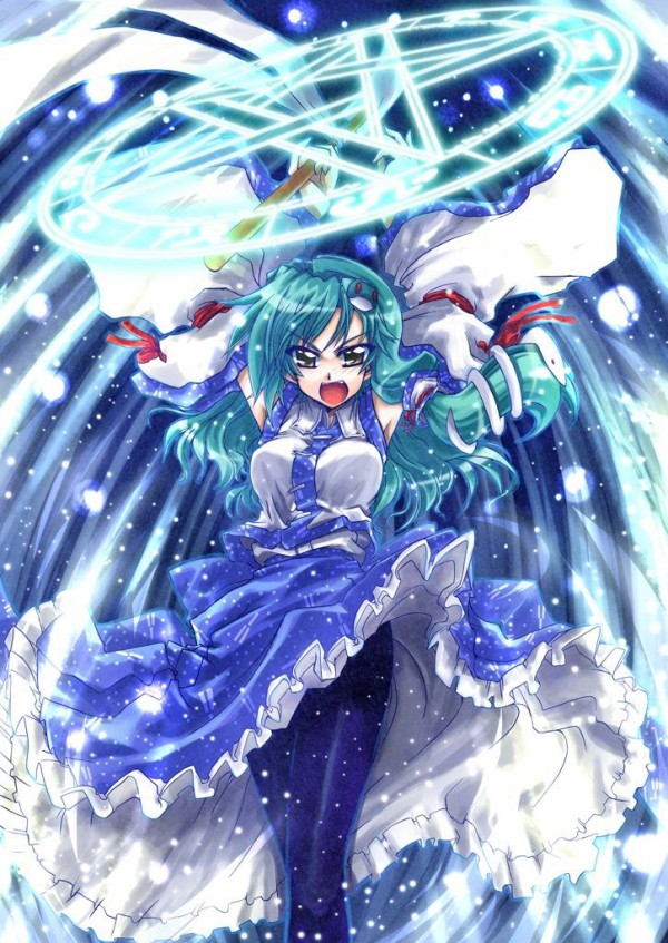 東風谷早苗と弾幕の画像 50枚 東方画像まとめブログ2