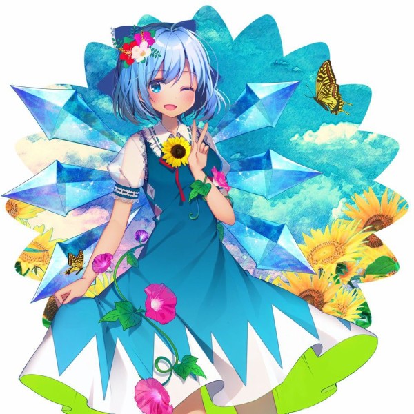 日焼けしたチルノの画像 50枚 東方画像まとめブログ2