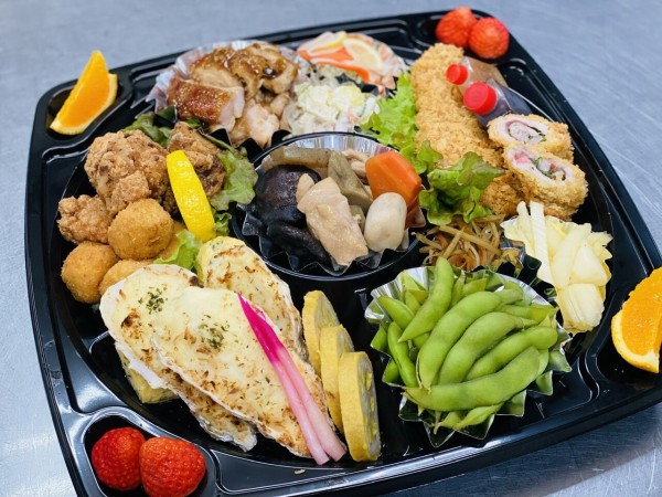 十兵衛うどん オードブル ミニオードブルやってますよ 宮崎県えびの市専用露天風呂付き客室 十兵衛の宿若女将日記