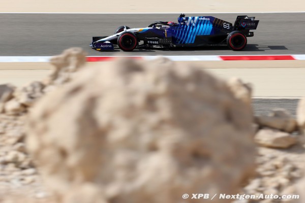 ウィリアムズFW43B 走行写真：2021年F1バーレーンGP : F1通信jp