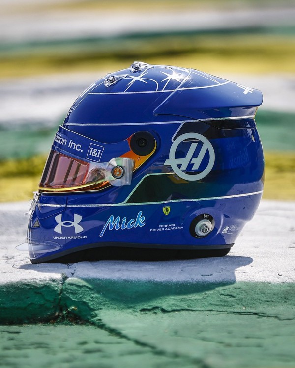 ミック・シューマッハ、サンパウロ仕様のヘルメット : F1通信jp ミック・シューマッハ、サンパウロ仕様のヘルメット : F1通信jp