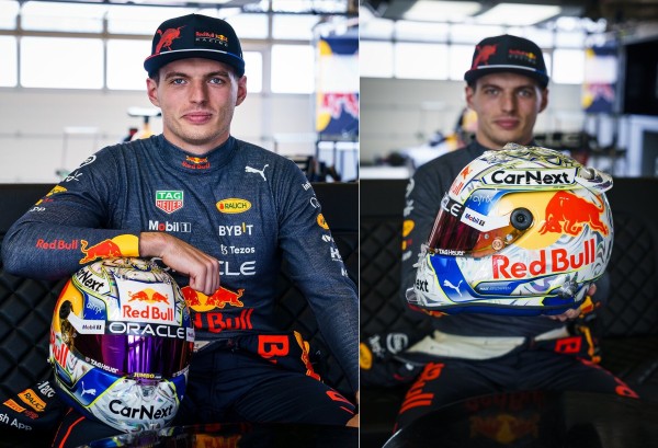 マックス・フェルスタッペン、オーストリア仕様のヘルメット : F1通信jp