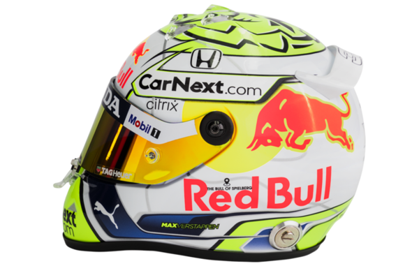 マックス・フェルスタッペン、オーストリア仕様のヘルメット : F1通信jp
