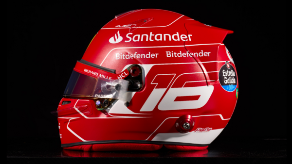 シャルル・ルクレール 2023年F1ヘルメット写真 : F1通信jp