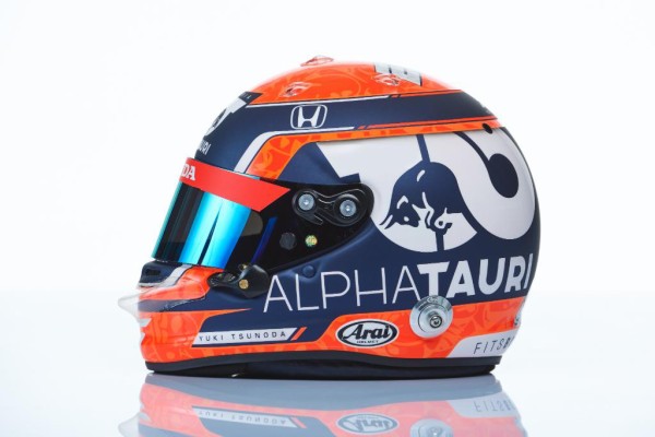 角田裕毅 2021年F1ヘルメット写真 : F1通信jp