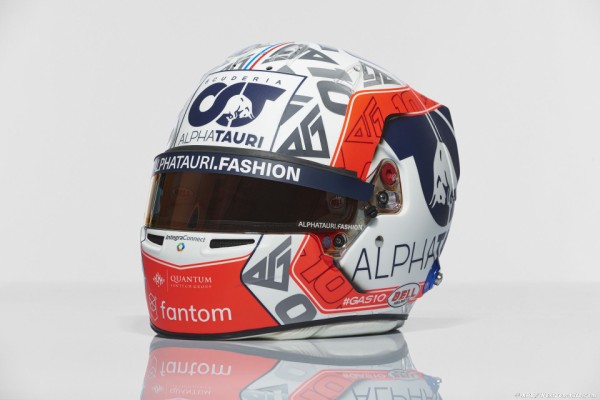 ピエール・ガスリー 2022年F1ヘルメット写真 : F1通信jp