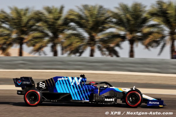 ウィリアムズFW43B 走行写真：2021年F1バーレーンGP : F1通信jp