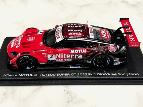 1/43 ニスモオリジナル Niterra MOTUL Z GT500 SUPER GT Rd.1
