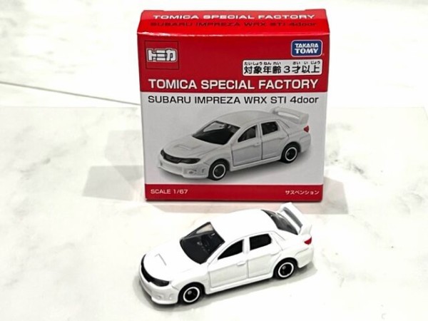 トミカ ディスカバリーガレージ スバル インプレッサ WRX STI 4door