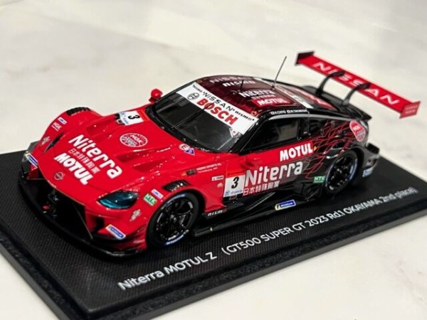 1/43 ニスモオリジナル Niterra MOTUL Z GT500 SUPER GT Rd.1