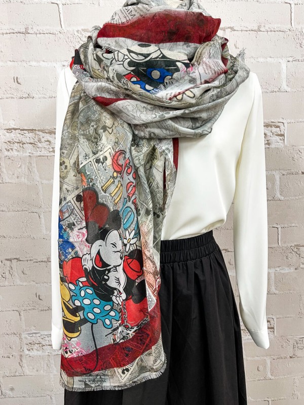 ファリエロサルティー　ストール　ディズニー　ミッキーマウス 楽天市場】【Faliero Sarti×Disney】ファリエロサルティ