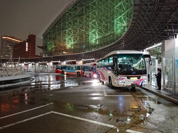 高速バスで大雪の金沢 富山へ なんとなく旅ブログ