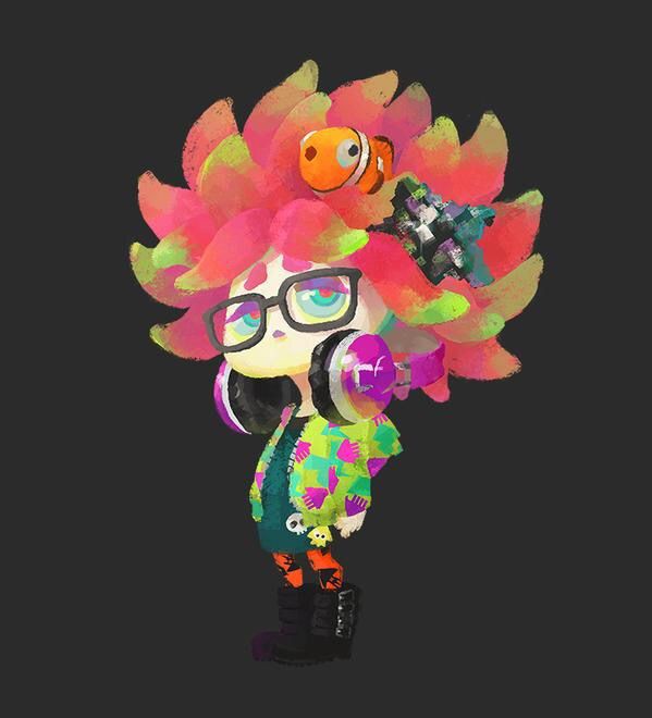 スプラトゥーンのイカガールちゃんのデザイン本当かわいい Splatoon速報
