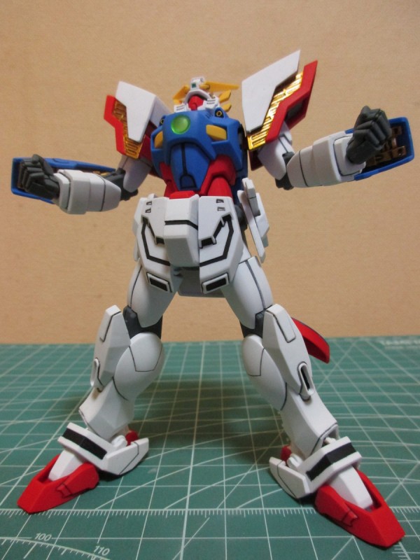 ガンプラ HGFC シャイニングガンダム製作（キットの完成レビュー