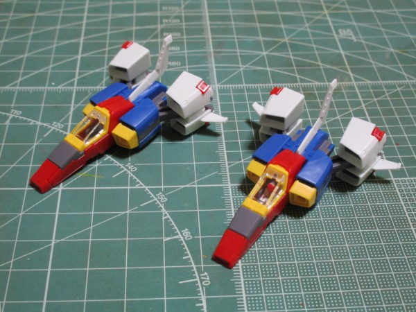 ガンプラ MG 強化型ZZガンダム Ver.Ka製作（コア・ファイター製作