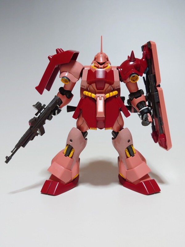 ガンプラ HGUC ギラ・ドーガ(フル・フロンタル専用機)製作（キットの