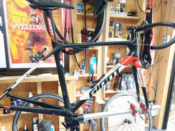 オーバーホール例のご紹介 GIANT TCR ADVANCED PRO : えふえふぶろぐ