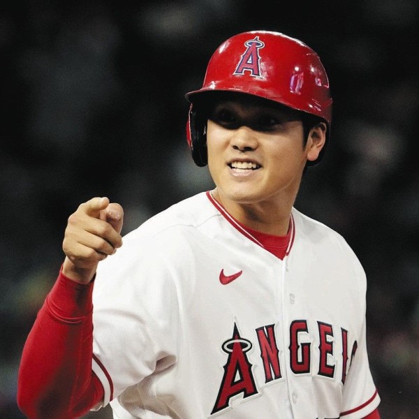 球場配布】大谷翔平 トラウト トラウタニボブルヘッド MLB エンゼルス