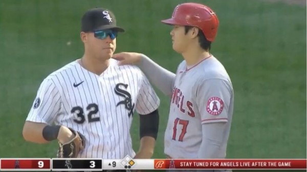 エンゼルス 大谷翔平の肩モミモミ魔術で 報復死球後の不穏空気が一変 ファイターズ王国 日ハムまとめブログ