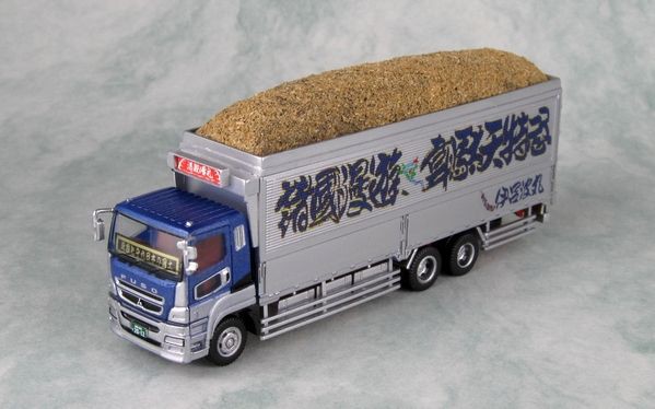 トラックコレクション改造品　スパグレハイルーフ自作　W観音扉 スーパーグレート ハイルーフ ウィング ステンレス多数 国産