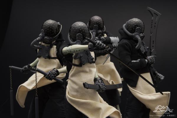 1000toys 1/6 対鹵獲転用体班 緑斑 東亜重工 弐瓶勉 合成人間